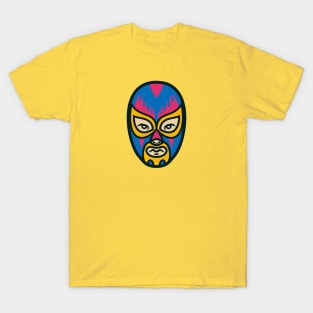 Luchador Cartoon Head T-Shirt